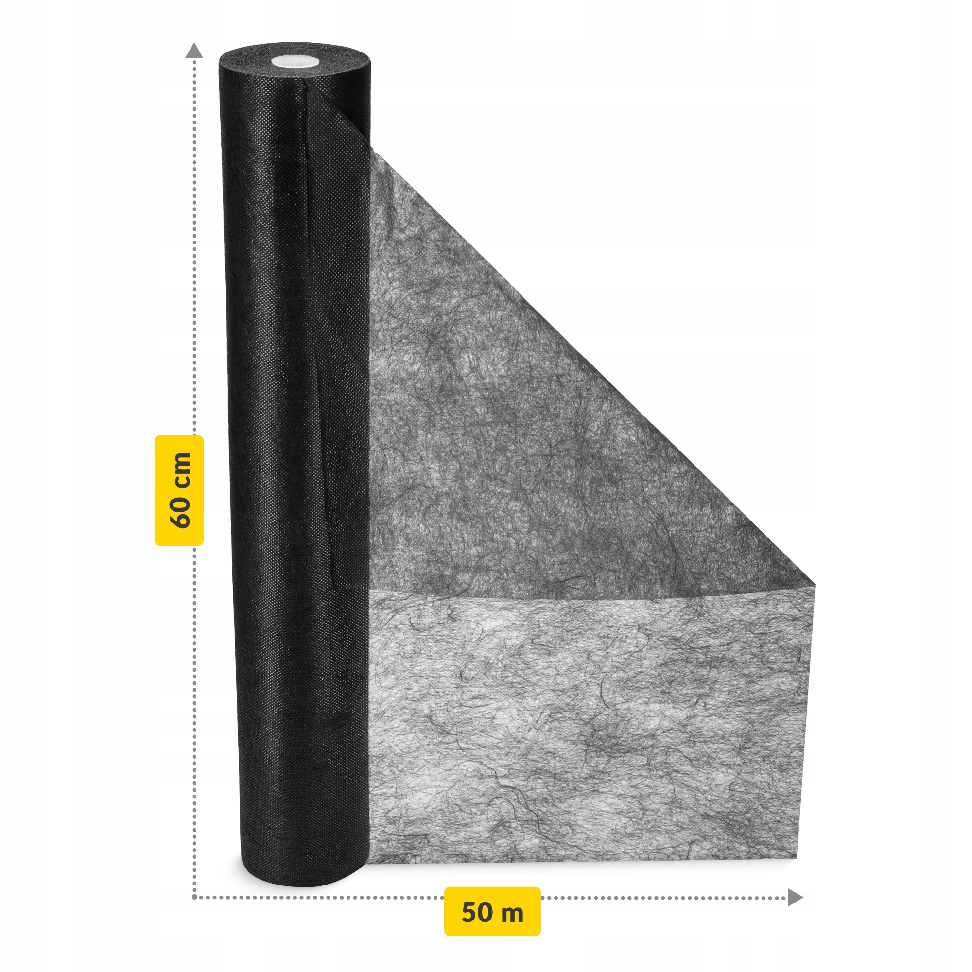 Простирадло одноразове 4FIZJO 50 м x 70 см в рулоні 18 г/м² Black (P-5905973406833) — фото 5