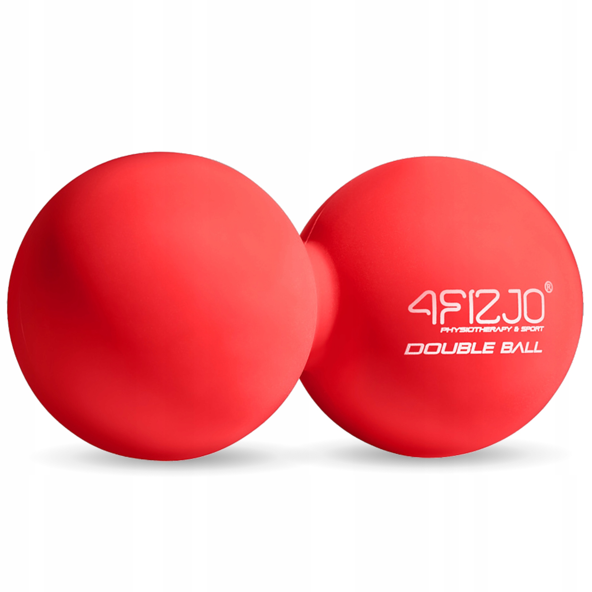 Масажний м'яч подвійний 4FIZJO Lacrosse Double Ball 6.5 x 13.5 см Red (P-5907222931219) — фото 1