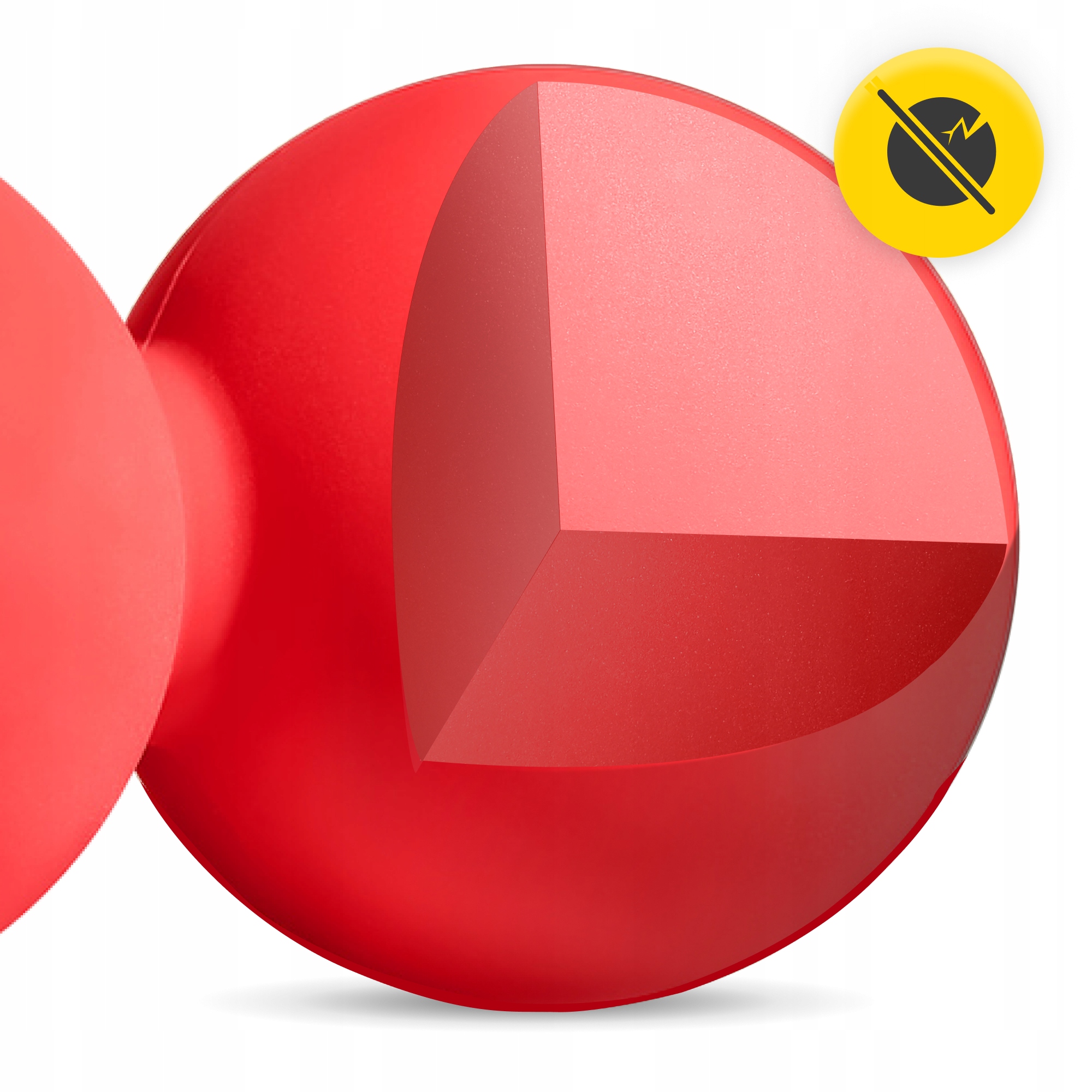 Масажний м'яч подвійний 4FIZJO Lacrosse Double Ball 6.5 x 13.5 см Red (P-5907222931219) — мініатюра 6