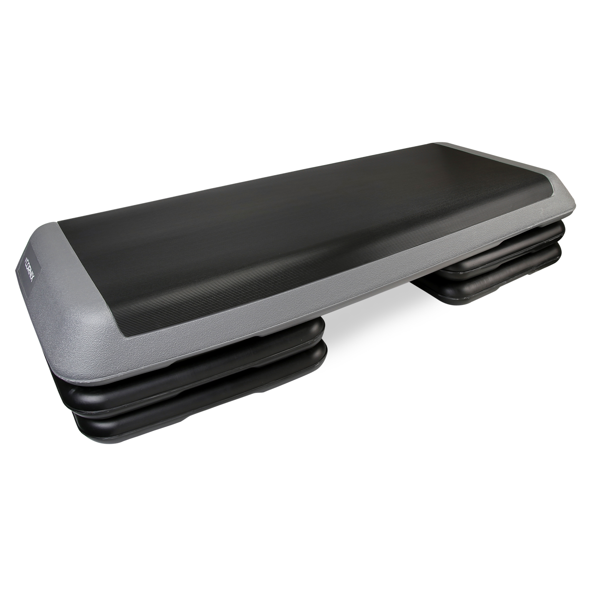 Степ-платформа 3-ступінчаста Cornix Pro 109 х 41 х 10-20 см XR-0403 Black/Grey — фото 1