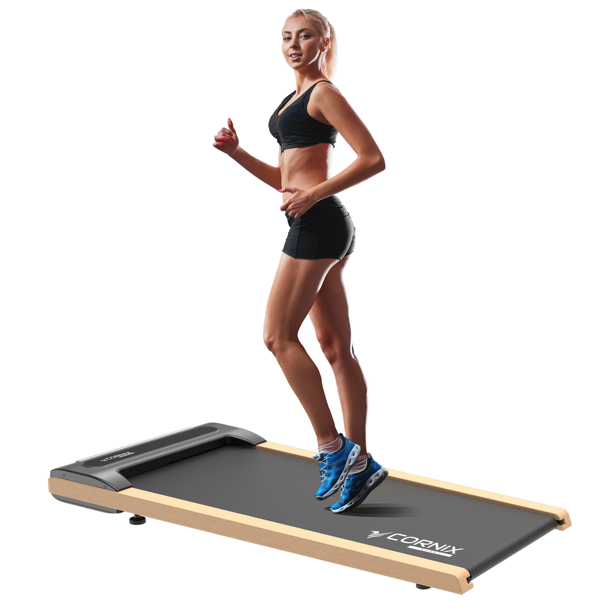 Бігова доріжка для ходьби Cornix Diana Walking Pad Oak Wood — мініатюра 9