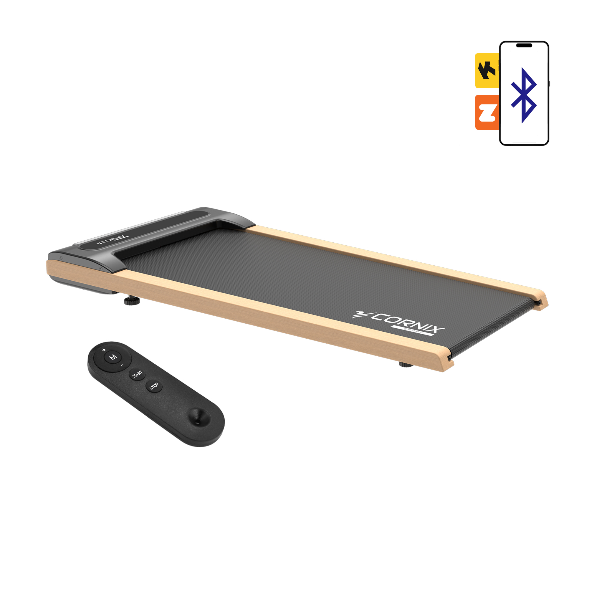 Бігова доріжка для ходьби Cornix Diana Walking Pad Oak Wood — фото 1