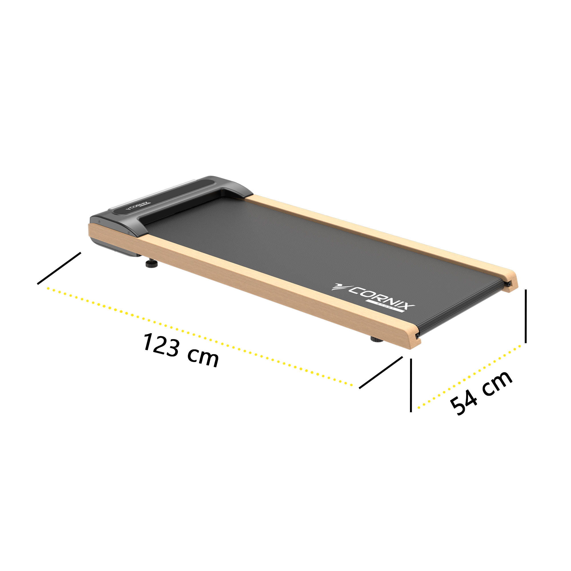 Бігова доріжка для ходьби Cornix Diana Walking Pad Oak Wood — мініатюра 8