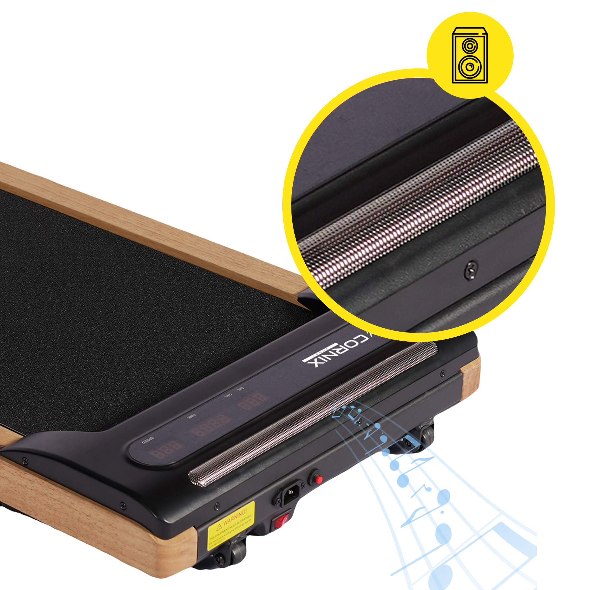 Бігова доріжка для ходьби Cornix Diana Walking Pad Oak Wood — фото 5