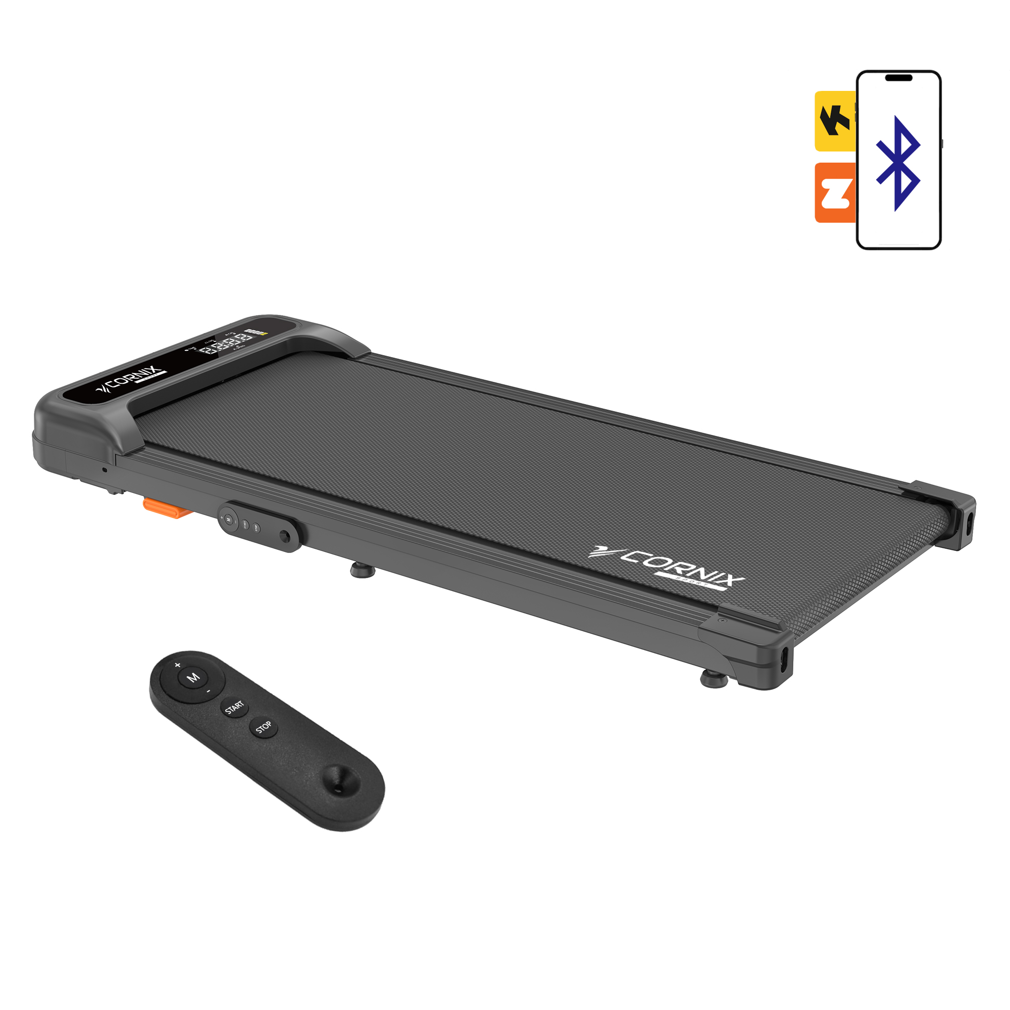 Бігова доріжка для ходьби Cornix Lexi Walking Pad з функцією вібрації Чорний