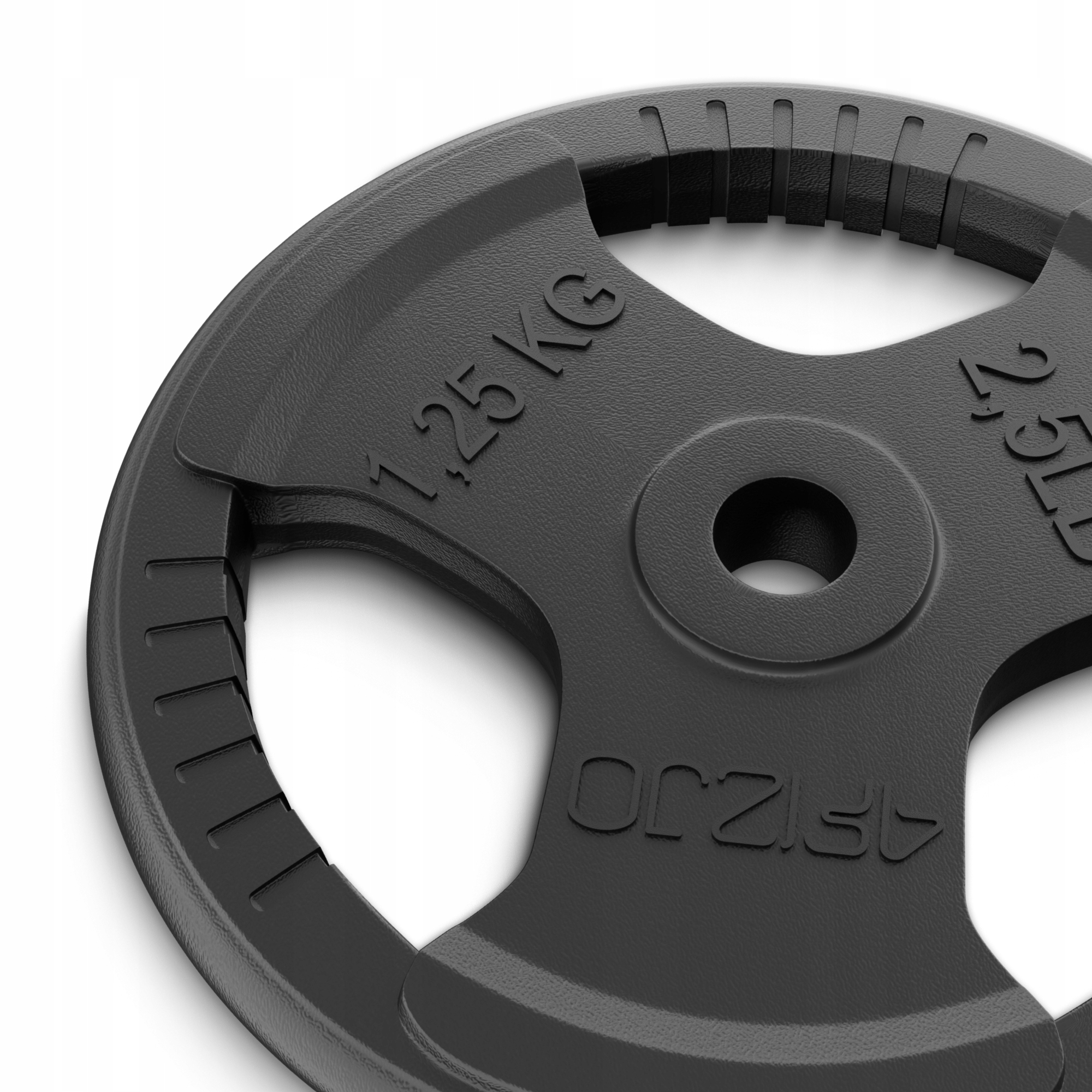 Диск металевий 4FIZJO 2 x 1.25 кг 26 мм Black (P-5905973401357) — мініатюра 8