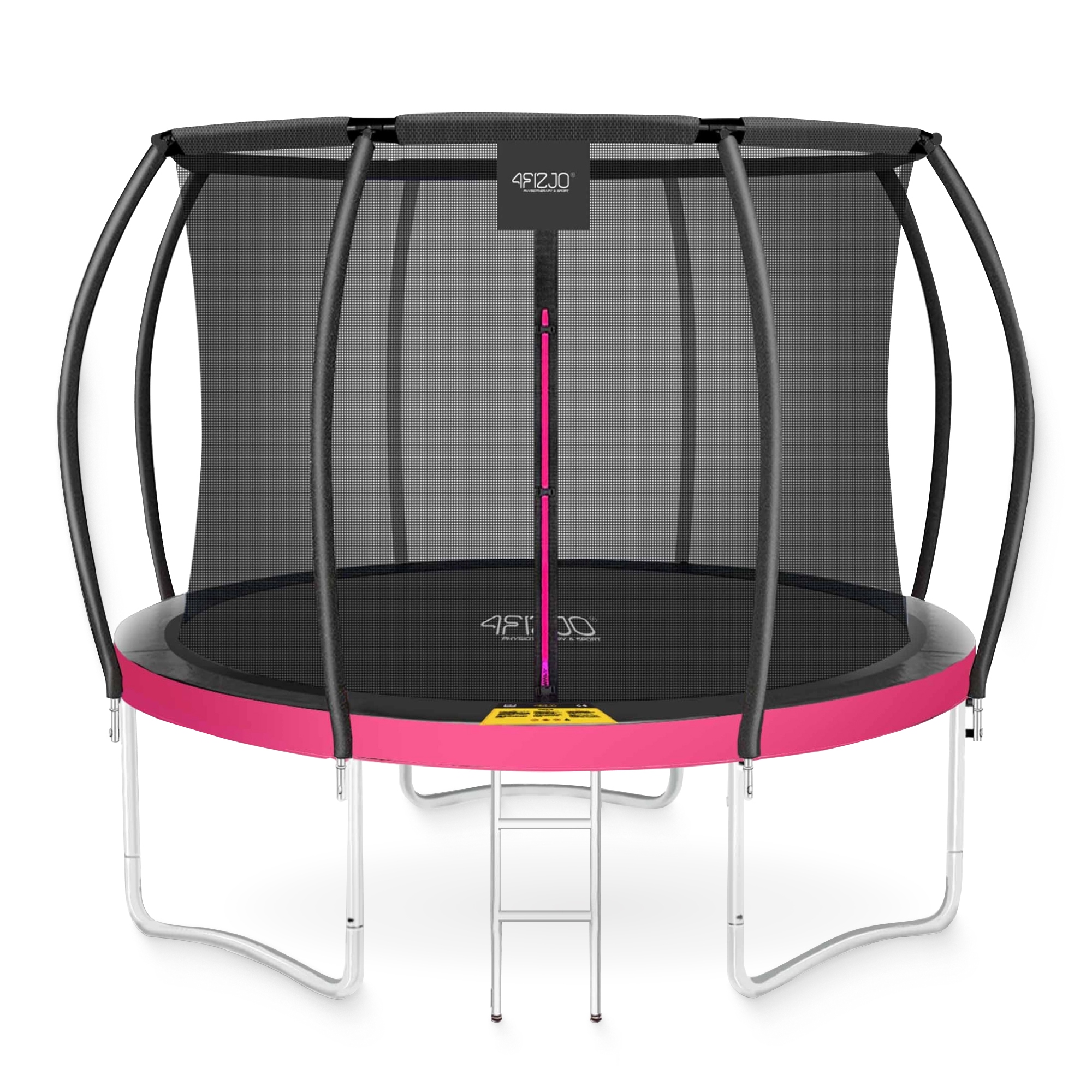 Батут із внутрішньою сіткою 4FIZJO PRO 10FT 312 см Black/Pink (P-5907739314604) — мініатюра 8