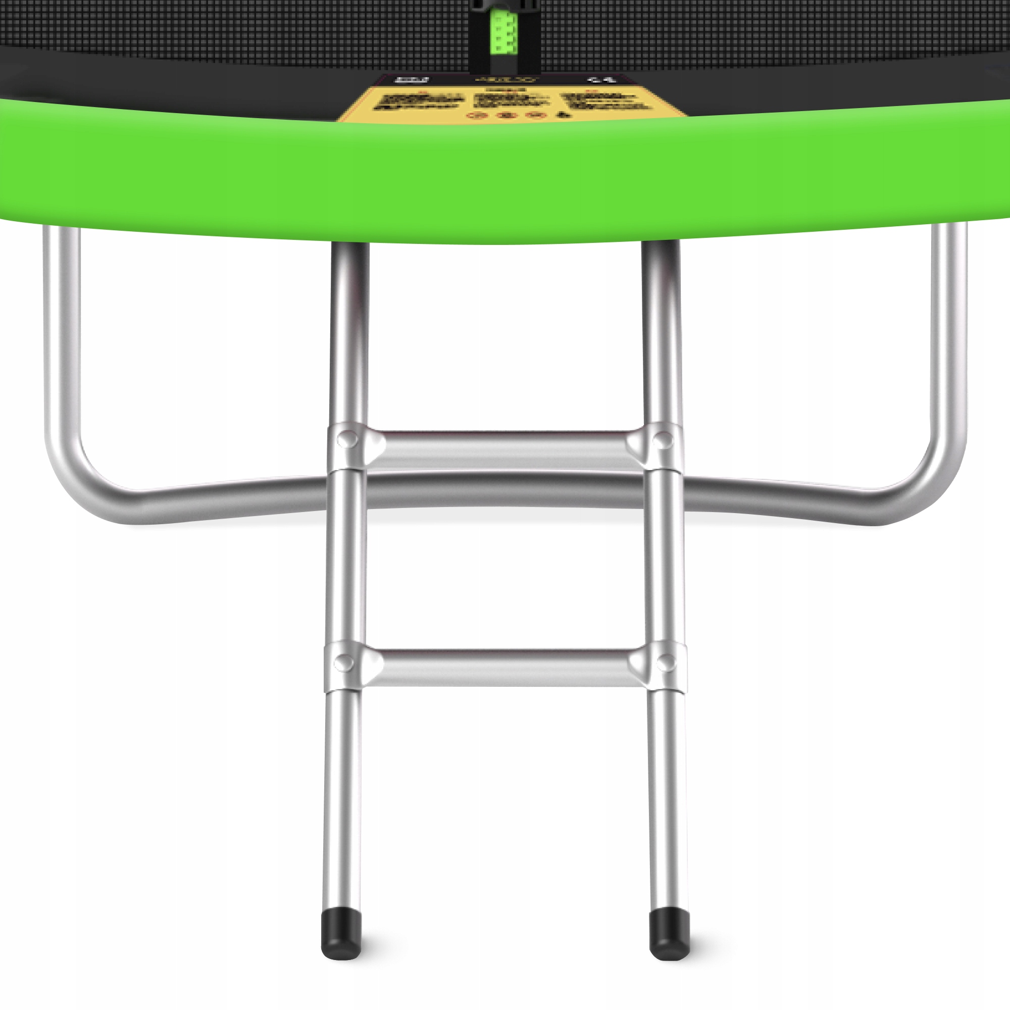 Батут із внутрішньою сіткою 4FIZJO PRO 16FT 496 см Black/Green (P-5907739319241) — мініатюра 9