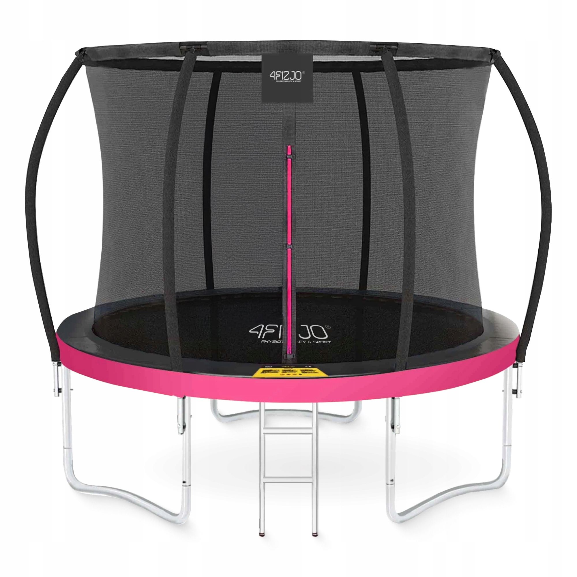 Батут із внутрішньою сіткою 4FIZJO PRO 8FT 252 см Black/Pink (P-5907739314550) — мініатюра 6